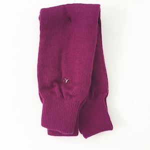 Legwarmers One Size Magenta Knit Leg warmers Deadstock