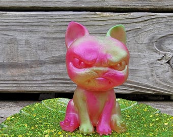 Pink and Green Grumpy Kitty
