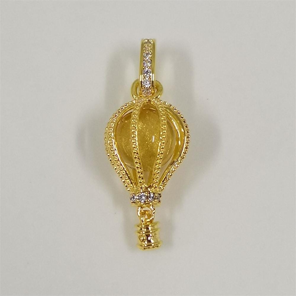 Pandora Sparkling Clear Hot Air Balloon Dangle Charm