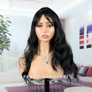 Black wig, Classic Black long Curly  Wigs Synthetic Wigs Women&#39;s Wigs for Daily,cosplay wig