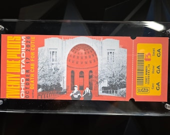 Ingelijste Twenty One Pilots Hometown Show Ohio Stadium aangepaste concertkaartjes