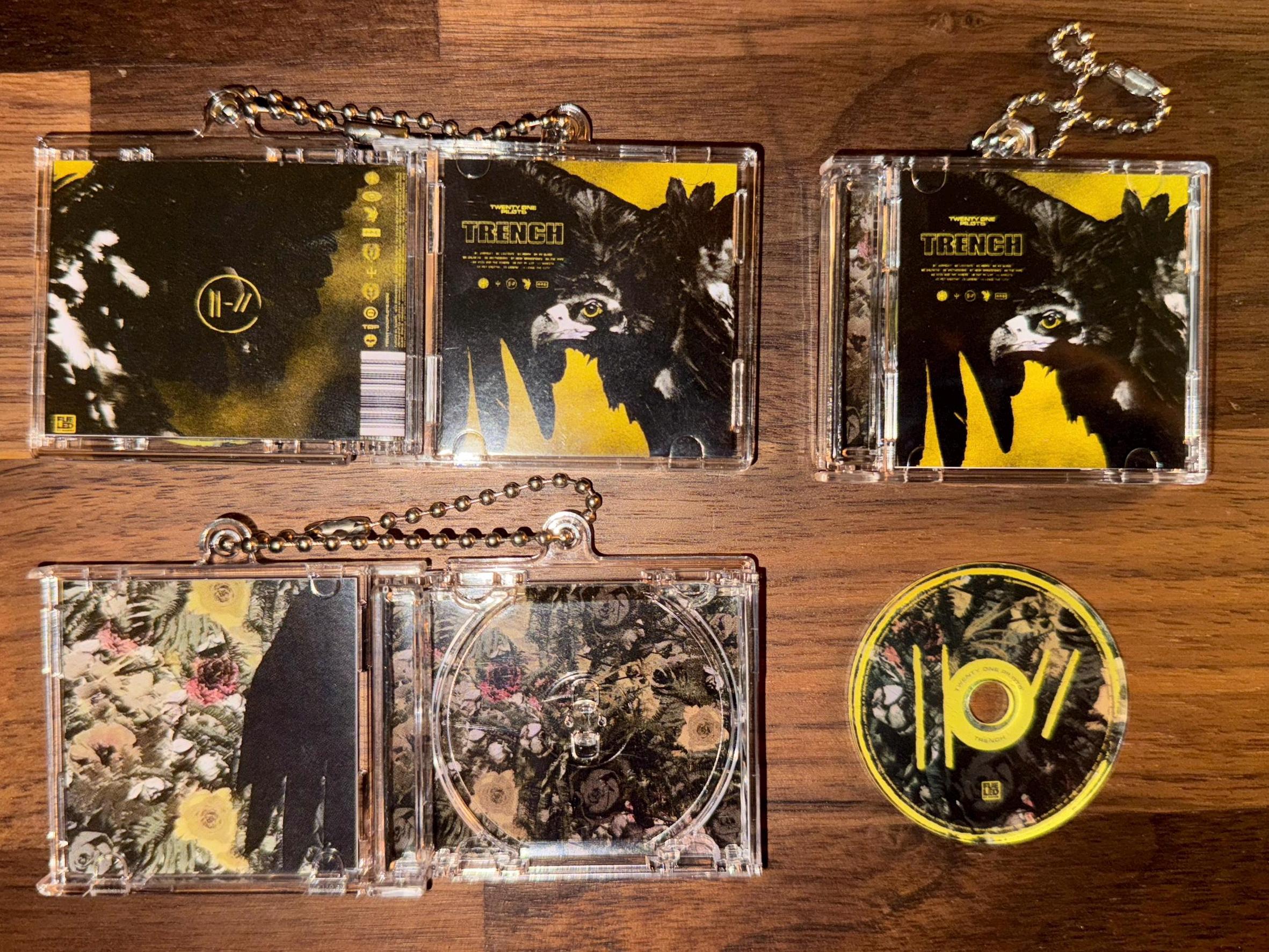 Twenty One Pilots NFC CD (mini) Album Keychains - Etsy Finland