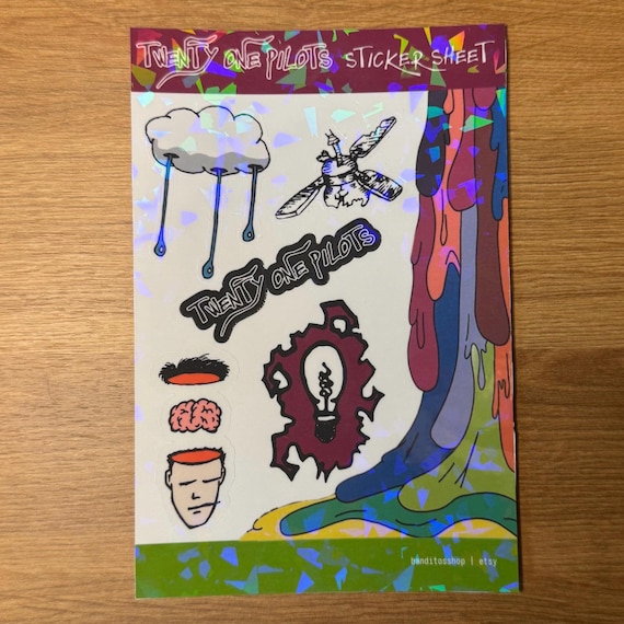 Twenty One Pilots Era Sticker Sheets - Etsy