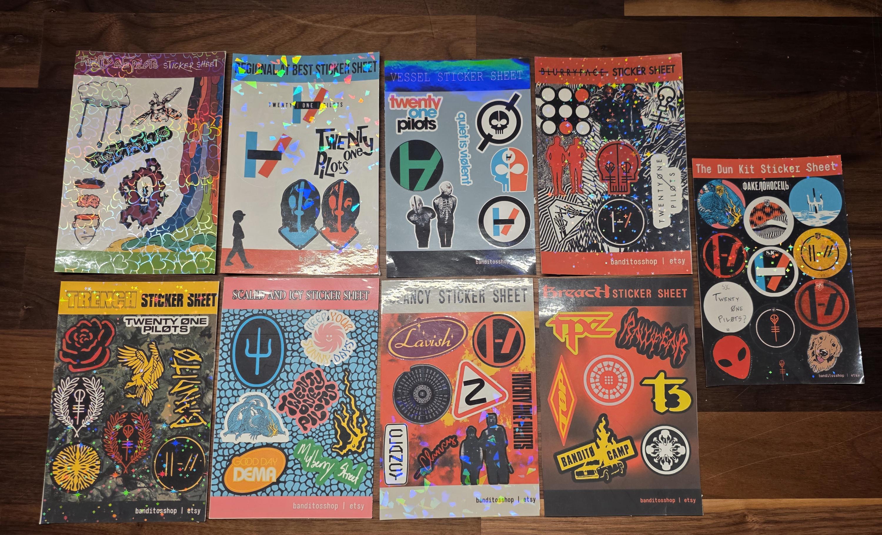 トゥエンティ・ワン・パイロッツ（Twenty One Pilots)サイン色紙 トゥ