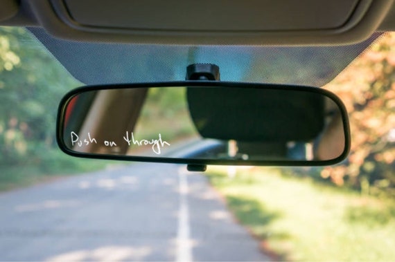 Twenty One Pilots Push On Through Mirror Decal (Tyler Joseph’s Handwriting)