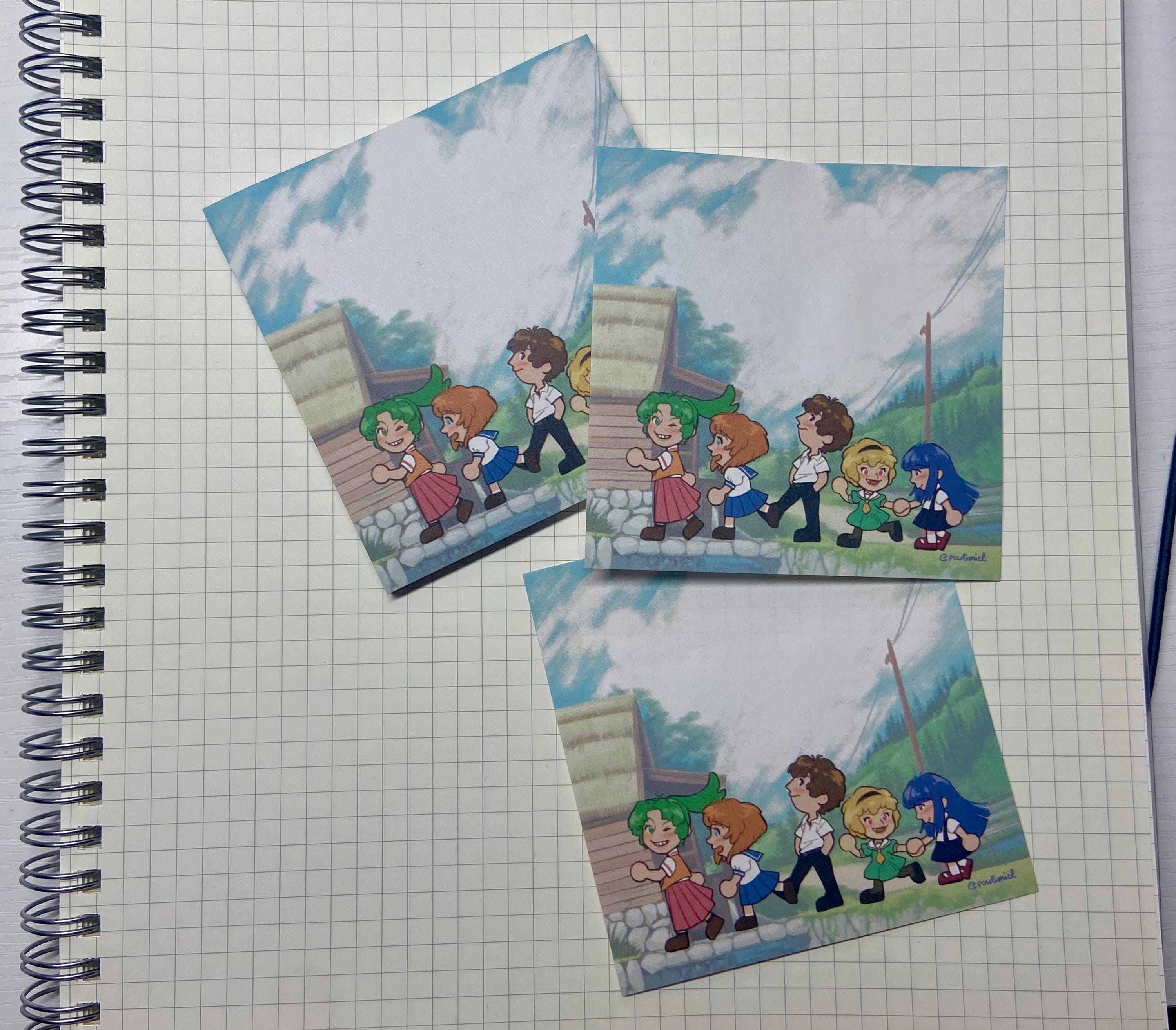 Higurashi Ripped Note Higurashi in Hinamizawa: Sticky Notes - Etsy