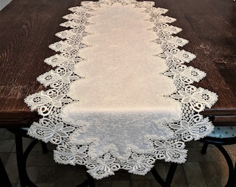 Lace Dresser Scarf Etsy