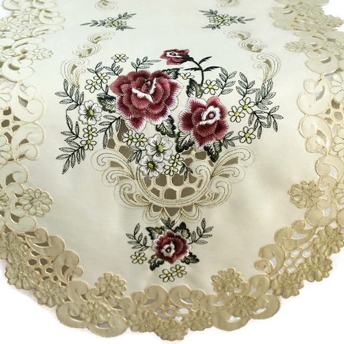 Table Runner Dresser Scarf Table Cloth Place Mat or Doily Etsy