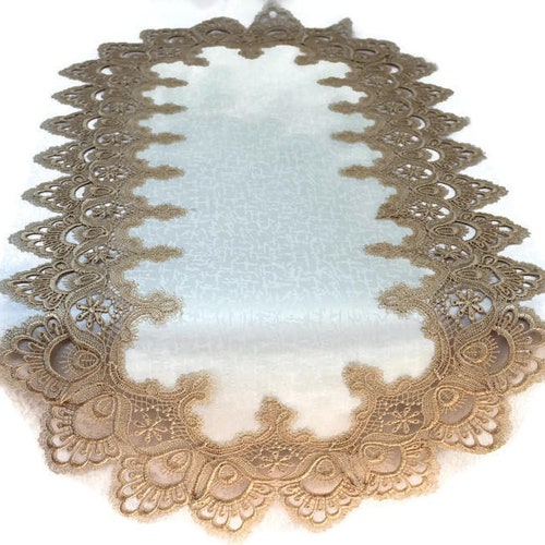 Table Runner Dresser Scarf Table Cloth Place Mat or Doily Etsy