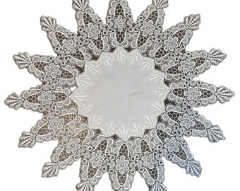 Lace Table Runner Antique White Centerpiece Various Sizes Available