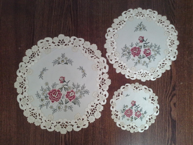 Table Runner Dresser Scarf Table Cloth Place Mat or Doily Etsy