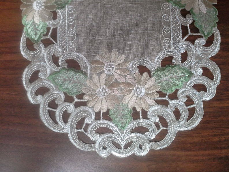 Table Runner Dresser Scarf Place Mat Table Cloth or Doily Etsy
