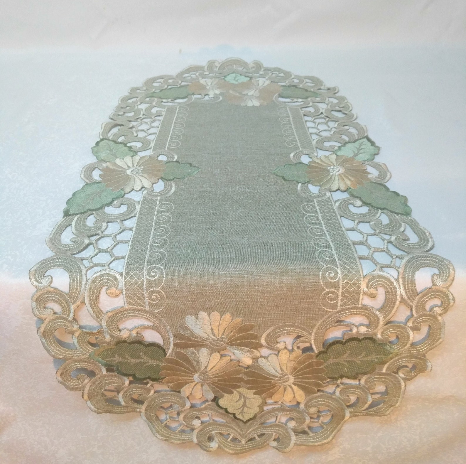 Table Runner Dresser Scarf Place Mat Table Cloth or Doily Etsy