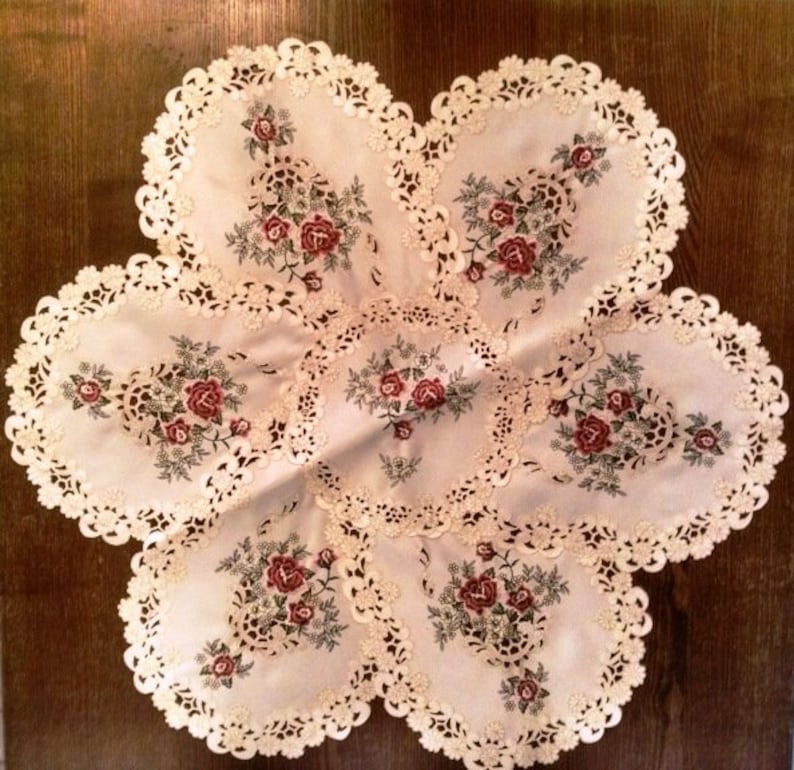 Table Runner Dresser Scarf Table Cloth Place Mat or Doily Etsy