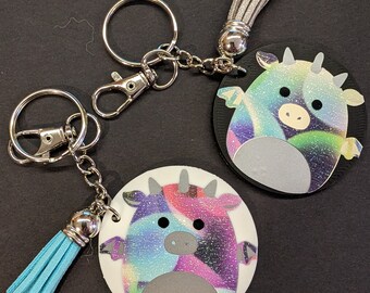 Dragon (Space Cow??) Squish Keychain