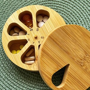 Pill box Pill Organizer The Pocket Pharmacy Custom Pill Case Pill Box Mini Medication Organizer Pocket Pharmacy Pill case 7 day pill box