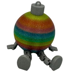 Weihnachtsverzierung gegliederte 3D gedruckte Flexi-Abbildung