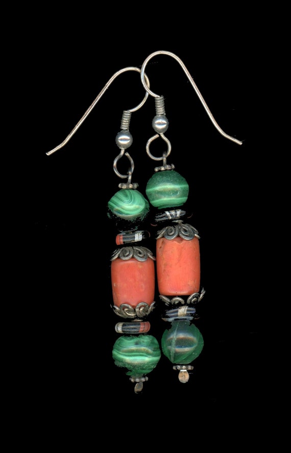 Tribal Coral and Malachite