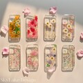 Cute Handmade Real Flowers iPhone 17 16 15 14 13 12 11 Pro Max Case iPhone 13 12 mini Case iPhone XS Max iPhone 7 8 16 15 14 Plus iPhoneSE product logo