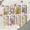 Cute Real Pressed Flowers iPhone 17 16 15 14 13 12 11 Pro Max Case iPhone 13 12 mini Case iPhone XS Max iPhone 7 8 16 15 14 Plus iPhone SE product logo