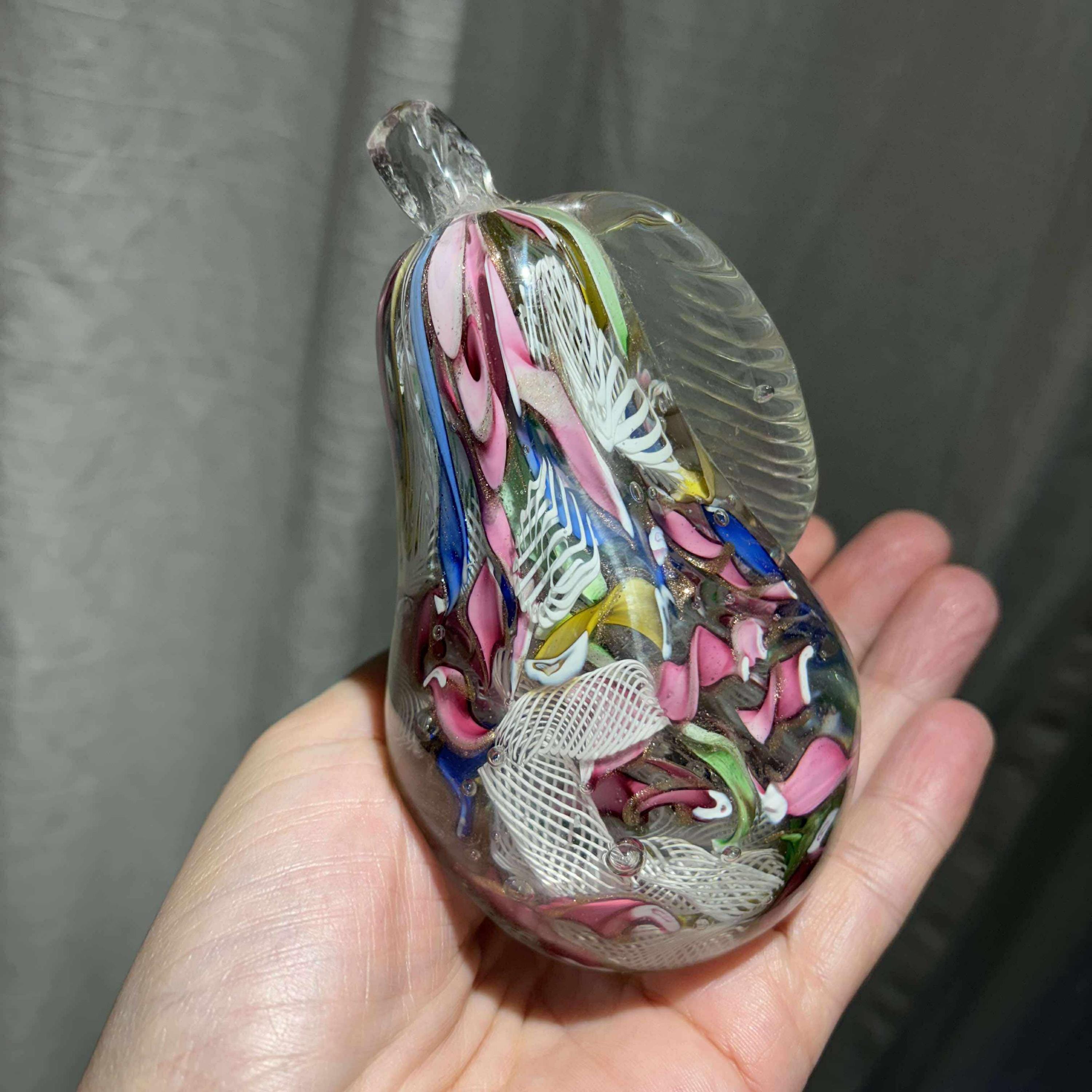 Murano Latticino Ribbon - Etsy