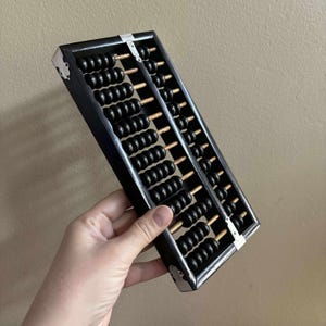 Vintage wooden Chinese Abacus - wall art - counting - play - teaching