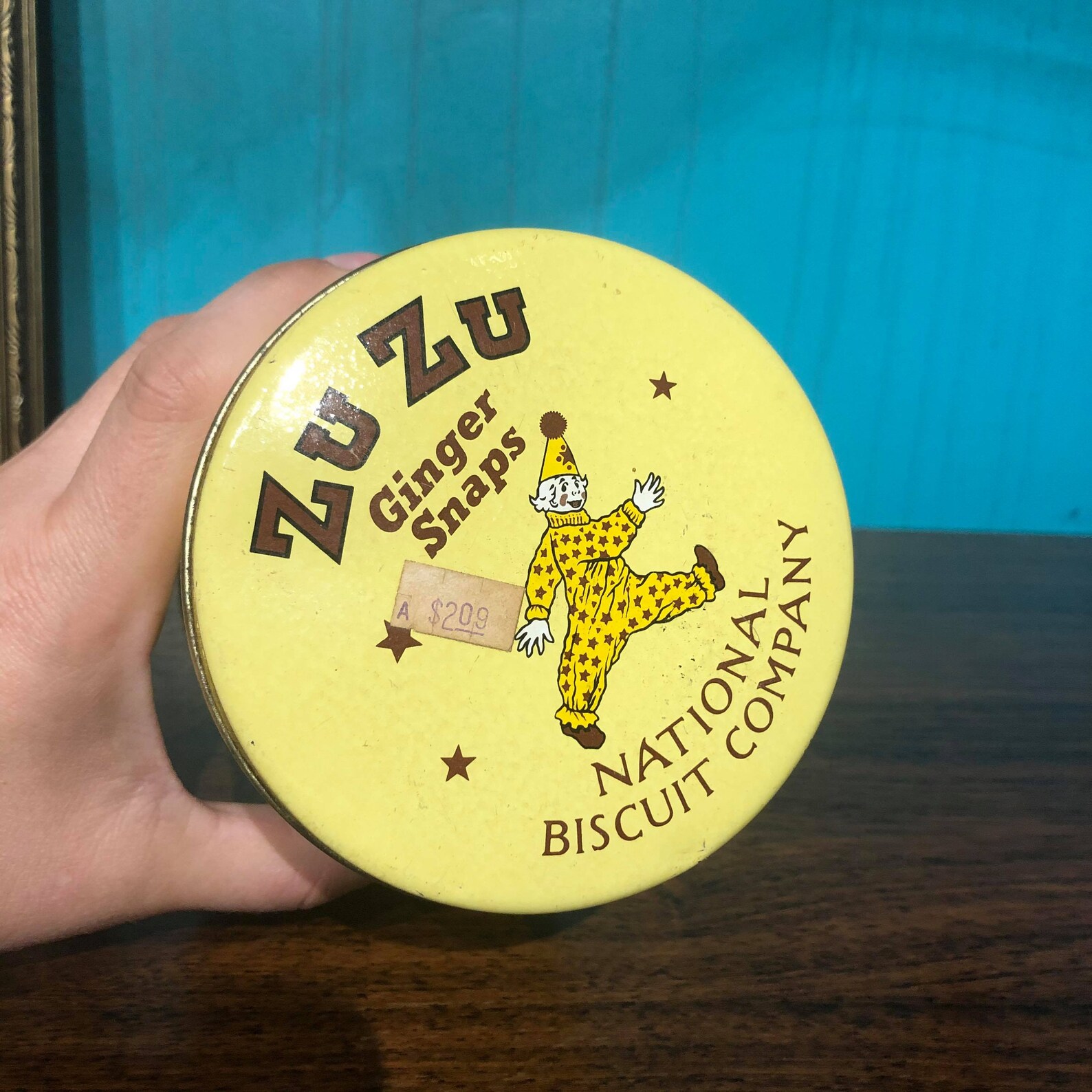 Zu Zu Ginger Snaps Metal Tin Clown Art Collectable cookie Etsy