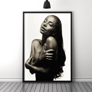 Stampa su tela Sade Music - Arte murale retrò - Decorazione per la casa - Poster musicale vintage - Arte murale minimalista - Regalo per gli amanti della musica