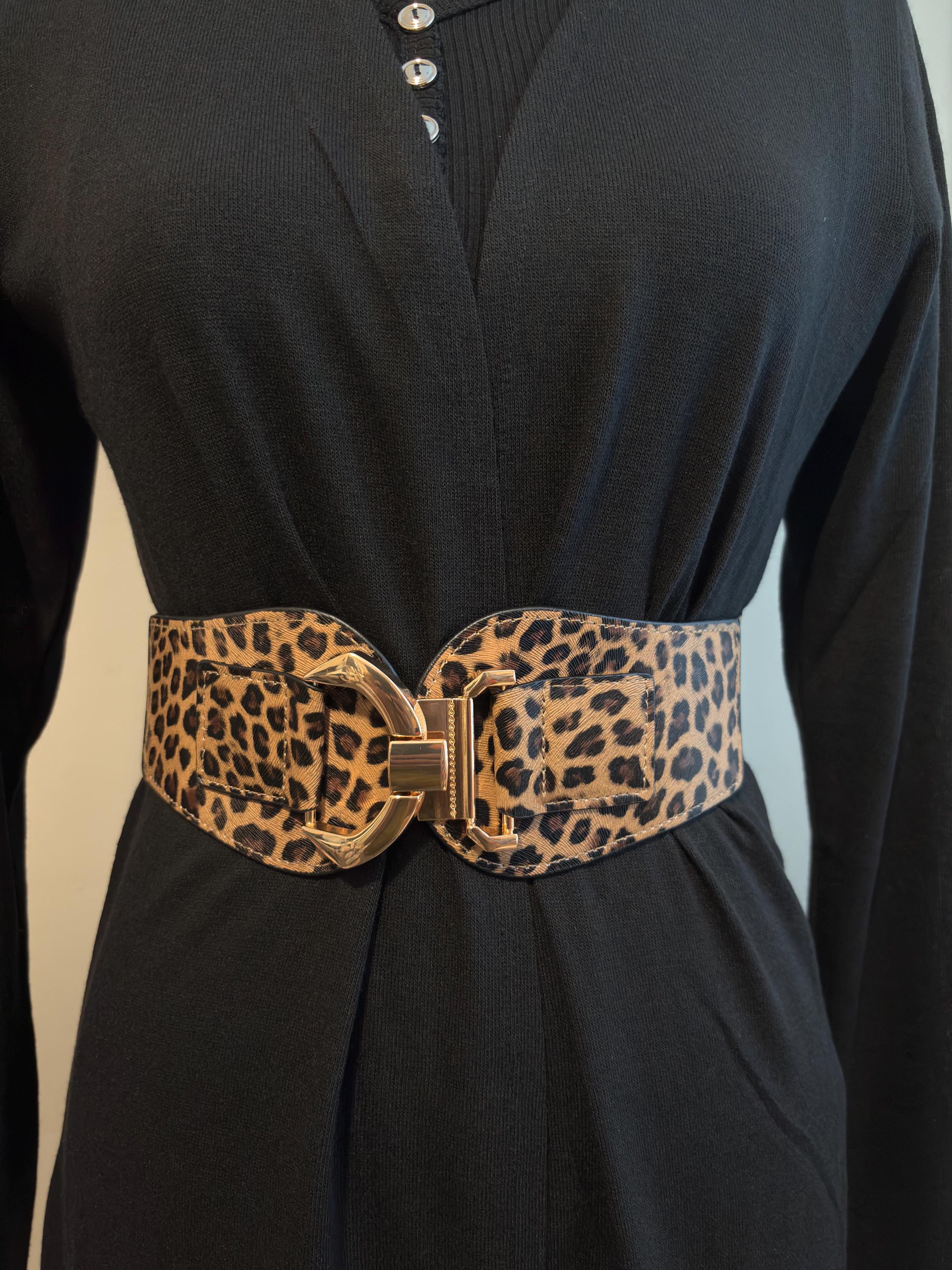 Elastic Leopard Belt - Etsy