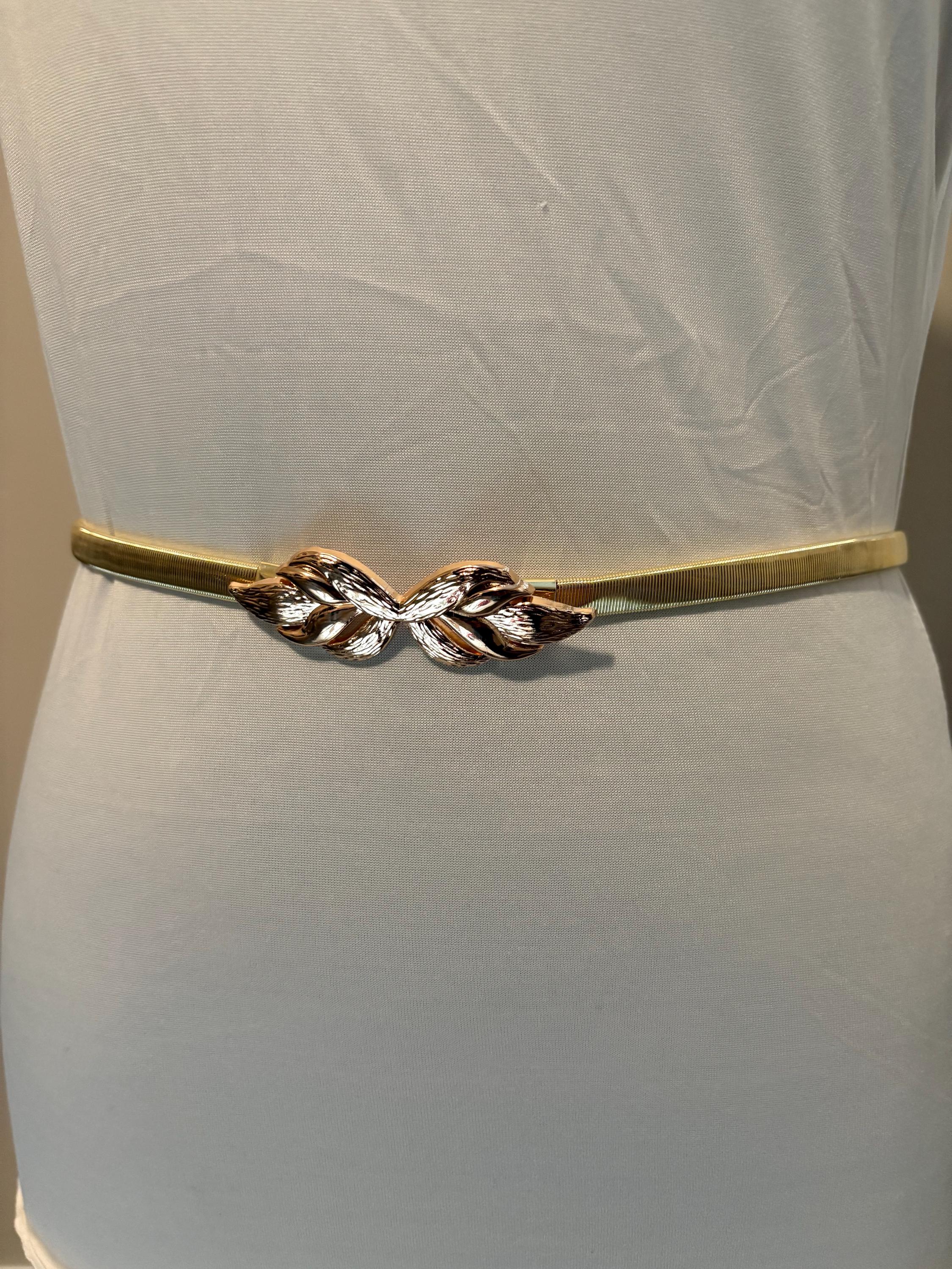 gold belts for prom dresses Gold Stretch Belts main image 1