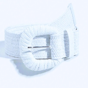 Vintage White Belt - Etsy display picture 3