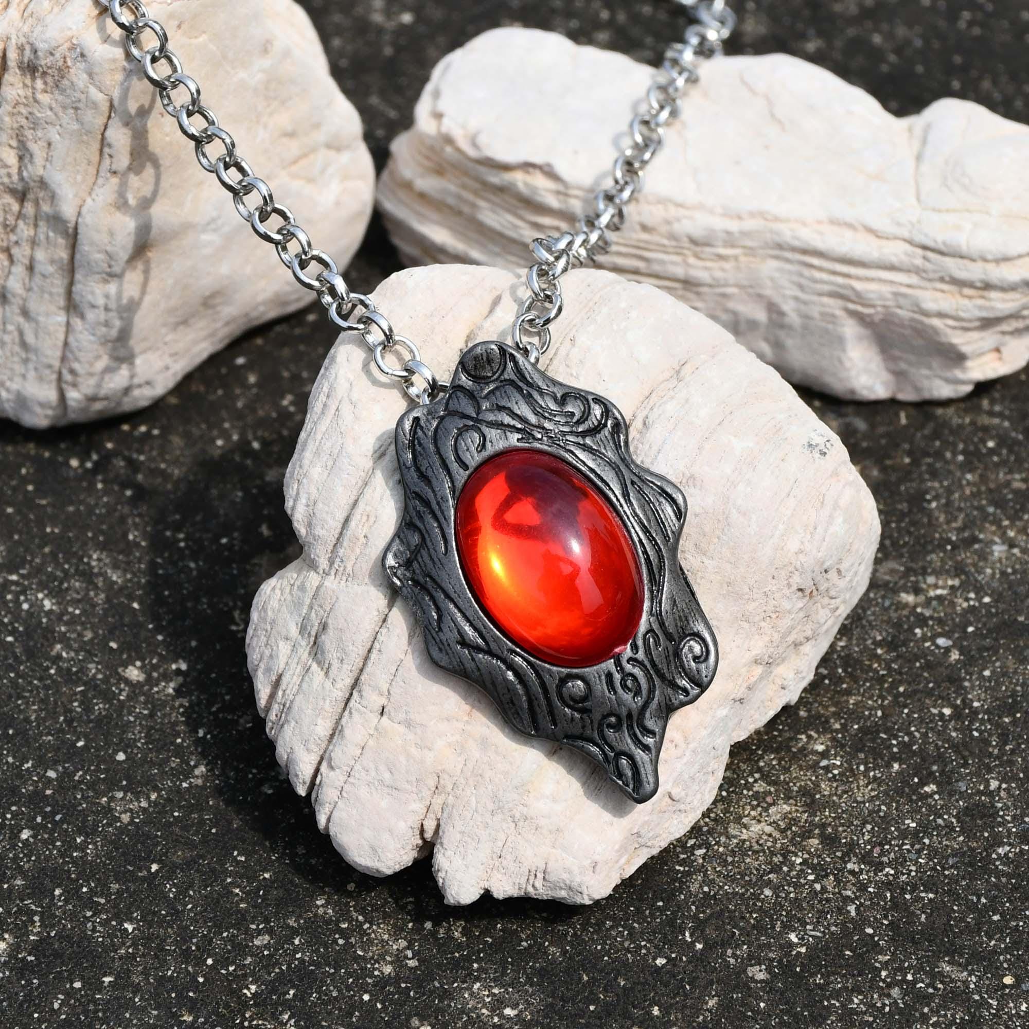 ★SENTIMENTS★ NO.548 [RED] SMILE SOLDIER NECKLACE Game Peripherals Dante Necklace Pendant Souvenir,fan Art
