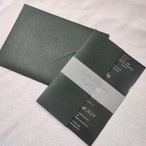 Invitaciones de boda minimalistas: elegantes invitaciones acrílicas personalizadas para eventos especiales: bodas, compromisos,
