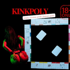 Kinkpoly: Das ultimative Kinky Date Night und Party-Spiel für Erwachsene Erotik-Brettspiel für Paare und Freunde Kinky Paarspiel Sexspiel XXX-Porno