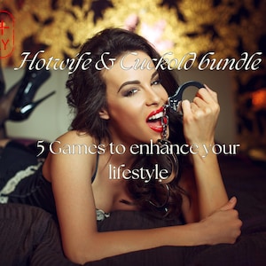 Hotwife Challenge Cards bundle - Hotwife Games for Cuckold Bulls, Stags and those in the Swinger Lifestyle - 200+ Hotwife cuckold dare Tasks