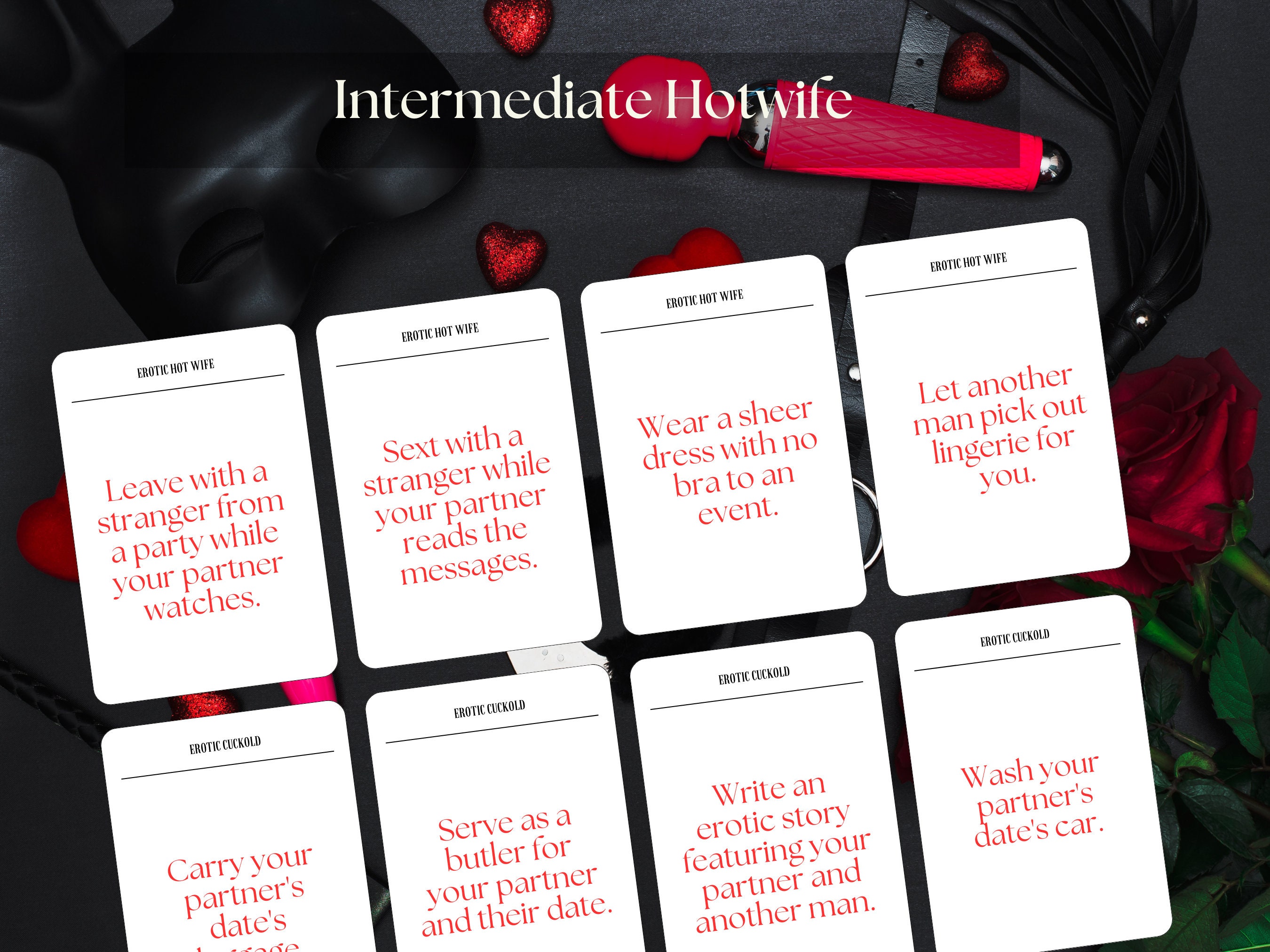hotwife-challenge-cards-cuckold-dare-game-bundle-etsy