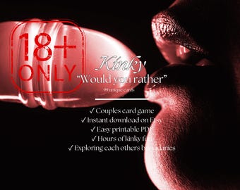Kinky 'Would You Rather' Card Game for Couples (Digital Download)