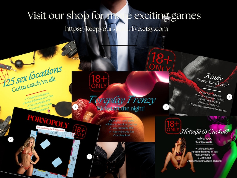 Submissive Task Cards BDSM Card Game Kinky Couple Game Dominant & Submissive Submissive Assignments Erotic Task Cards BDSM Relationship Kinky Task Cards Adult Card Game Intimacy Game for Couples Dom Sub Card Game Sex game Fetish Game Cards Kinky game