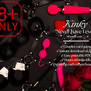 Kinky Never Have I Ever Game for Couples Spicy Date Night, Girls Night Fun & Swinger Party Activity Adult kinky couple Game NSFW XXX Porn