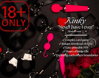 Kinky Never Have I Ever Card Game, Spicy Couples Night (PDF Pattern)