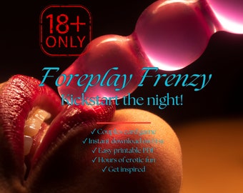 Foreplay Frenzy Card Game: Kinky Couple Intimacy (Printable)
