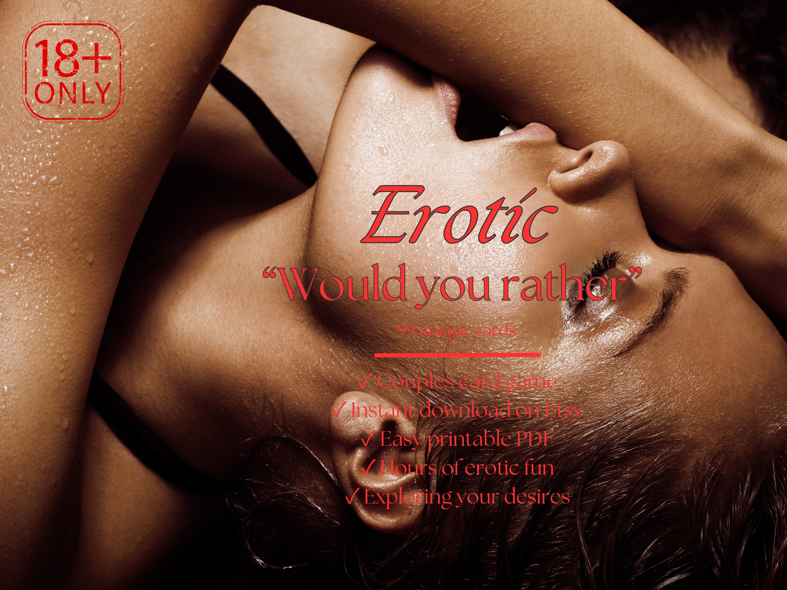 Adult Couple Card Game Erotic Would You Rather for Couples Printable Game For Two Hardcore Game 18+ NSFW kinky couple game sex game XXX Porn