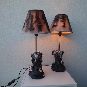 Ceramic table lamp modern design Art Deco style Ceramic Design Lamp Abstract Sculpture Sculpture for Home Decor