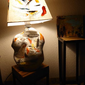 Ceramic table lamp modern design Art Deco style Ceramic Design Lamp Abstract Sculpture Sculpture for Home Decor