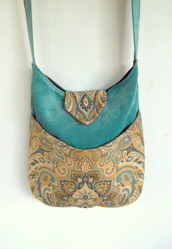 teal messenger bag