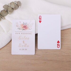 Personalized Guest Book Playing Cards, Wedding Guest Book Alternative, Photo Playing Cards, Bridal Shower Favors, Wedding Gift