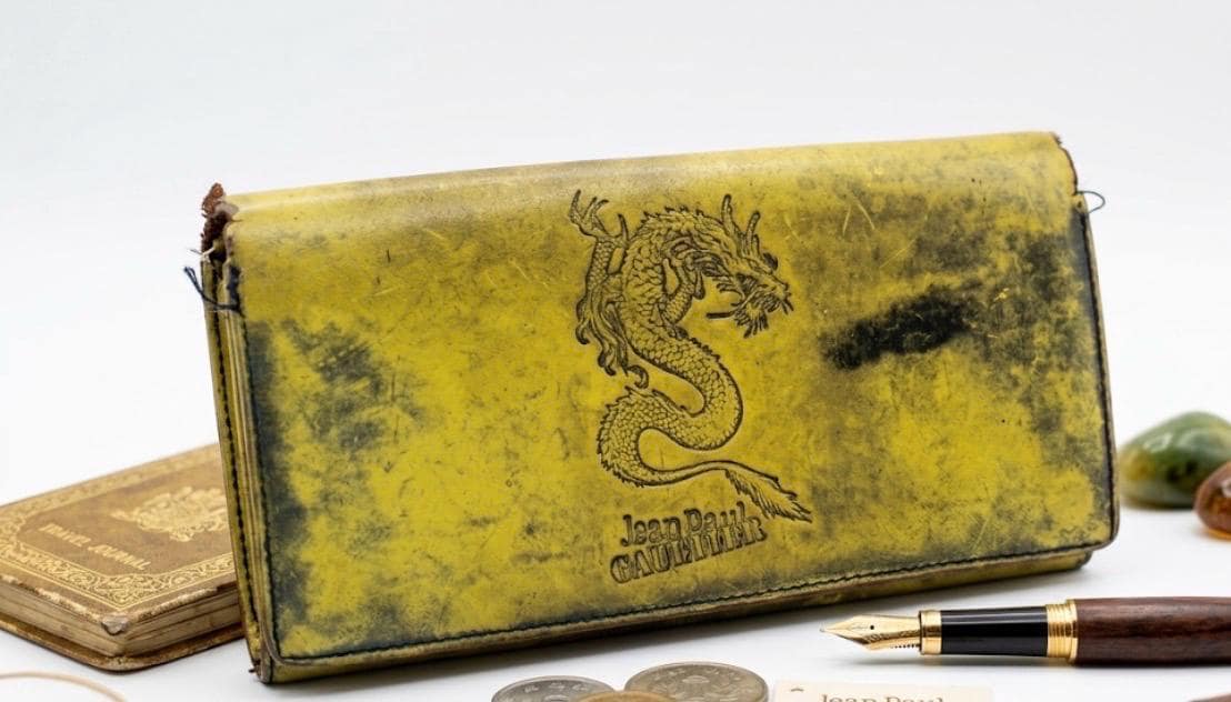小物 Gaultier Sword-Pierced Heart Mary Wallet Jean Paul Gaultier Wallet - Etsy Singapore