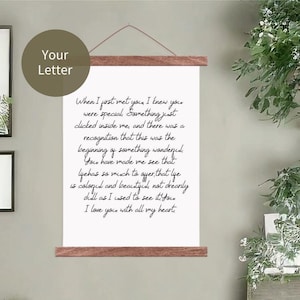 Impresión en lienzo con carta de amor personalizada, regalo romántico, ideas para regalos sentimentales, ideas para regalos del día de San Valentín, mapa de ubicación de compromiso, regalo de boda