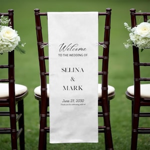Fabric Custom linen memorial sign Personalized memorial sign family memorial sign wedding linen sign memorial sign, Wedding Decor,