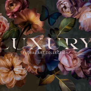 高級花柄クリップ アート & デジタル グラフィック コレクション - 商用ライセンス